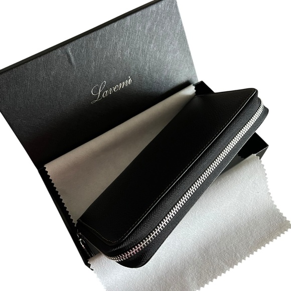 New Lavemi Black Wallet in Box - Picture 1 of 16